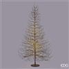 EDG Enzo De Gasperi Albero di Natale Faggio Rich Black 6590 MicroLED H300 Ø180 cm IP44 - Albero Luminoso da Esterno