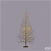 EDG Enzo De Gasperi Albero di Natale Faggio Rich Black 2690 MicroLED H210 Ø130 cm IP44 - Albero Luminoso da Esterno