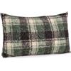 Bizzotto Cuscino Laurence a Quadri Verde 40x60 cm - Idea Regalo Natale