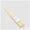 EDG Enzo De Gasperi Set 2 Candele a Stelo Ivory 30x2,2 cm - Candela Decorativa