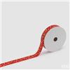 EDG Enzo De Gasperi Nastro Stelle Red Gold 2,2 cm x 10 m - Decorazione di Natale
