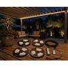 L'Arcolaio Luci LED in Silicone 8x8 mm per Pergola Bioclimatica Dimmer 4x4 m