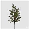 EDG Enzo De Gasperi Ramo di Pino Artificiale con Pigne Green L76 cm - Decorazione di Natale