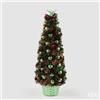 EDG Enzo De Gasperi Pino con Palle Green Mix H50 Ø16 cm - Decorazione di Natale