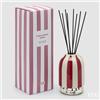 EDG Enzo De Gasperi Profumatore Bottiglia Righe Suede Saffron & Rose 400 ml H18 Ø12 cm - Idea Regalo Natale