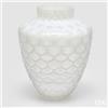 EDG Enzo De Gasperi Vaso Honeycomb Nido D'ape H 30 Cm D 24,5 Cm Vetro Waterproof Bianco