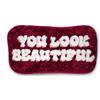 WD LifeStyle Tappeto Colorato e Vivace Decoro You Look Beautiful 65 x 36 Cm Bordeaux