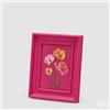 EDG Enzo De Gasperi Quadro Rettangolare con Fiori Fuchsia 34 x 27 Cm - Decorazione Parete Design Moderno Casa