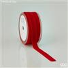 EDG Enzo De Gasperi Nastro Velluto Natalizio H 16 Mm L 10 Mt Rosso