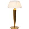 Zafferano Flaminia Lampada da Tavolo Portatile LedTouch Dimmer Oro