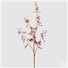 EDG Enzo De Gasperi Orchidea Oncidium Ramo x4 Artificiale H 80 Cm White Violet