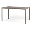 Nardi Piave 140 x 80 Tavolo Rettangolare Verniciato Tortora Lamin Materia Tortora