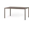 Nardi Piave 160 x 90 Tavolo Rettangolare Verniciato Tabacco Lamin Materia Tabacco