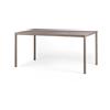 Nardi Piave 160 x 90 Tavolo Rettangolare Verniciato Tortora Lamin Materia Tortora