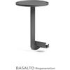 Nardi Maximo Tavolino 33 Rotondo Sospeso Basalto