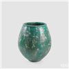 EDG Enzo De Gasperi Vaso Fenice Bombato H 51 Cm D 46 Cm Green Waterproof