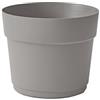 TeraPlast Vaso Bloom 38 Fog Grey Plastica Riciclata