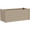 TeraPlast Fioriera Trama 002 Almond 100×42 cm Resina
