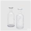 EDG Enzo De Gasperi Vaso Bottiglia H 19 Cm D 7 Cm 2 Ass. Natural Trasparente 1 Pz