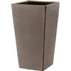 TeraPlast Vaso Pasubio Alto 100 Cm Cappuccino Resina