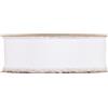 Piovaccari Nastro Organdy Ribbon H 30 Mm 10 Mt White