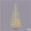 EDG Enzo De Gasperi Albero Led Faggio di Natale Rich 6.590 Microled H 300 Cm D 180 Cm IP44 Gold