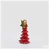 EDG Enzo De Gasperi Candela Angelo di Natale H 15 Cm D 8 Cm Green Red