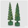 EDG Enzo De Gasperi EDG_Enzo De Gasperi Decoro Natale Pino Twist H 40,5 Cm D 9 Cm Mov. Led Verde 1 Pz
