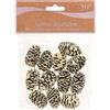 Piovaccari Sacchetto Decorazioni Natale Pigne H 3 Cm Cf 12 Pz