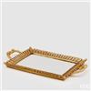 EDG Enzo De Gasperi Vassoio Specchio Rettangolare H 4 Cm 47 x 27 Cm Gold