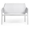 Nardi Panchina Net Bench Bianco Opaco Polipropilene 2 Posti
