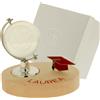 ETM Bomboniera Ovale Mondo Laurea H 8 Cm D 8 Cm Beige Rosso