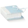 Scotton Scatola Book Portaconfetti 70 x 60 x 25 Mm Bloom Azzurro 10 Pz