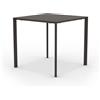 Vermobil Tavolo Fox Autolivellante Quadrato 80 x 80 Cm H 75 Cm Bronzo