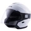 Blauer Casco Moto Jet in Fibra Blauer HACKER Bianco Nero