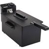 Princess Friggitrice 182727 Nero elettrica, 2000 W, 3 Litri, Acciaio