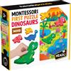 HEADU MU59025 FIRST PUZZLE DINOSAURI MONTESSORI