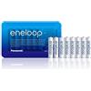 Eneloop Panasonic Eneloop BK-4MCCE/8LE Sliding Pack Batterie Ricaricabili Ni-MHReady-to-Use AAA Micro, Confezione da 8 Pezzi, Colore: Bianco
