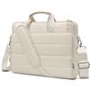 TECOOL Borsa Porta PC Portatile 13 14 Pollici, Borsa a Tracolla Custodia | Laptop Messenger per 13-14 Pollici Acer Asus Lenovo HP Dell Notebook, MacBook Neo, Macbook Air 13 15, MacBook Pro 13 14 Beige