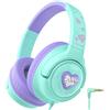 iClever Cuffie per bambini, cuffie cablate per scuola/tablet/viaggi | SafeSound Tech 3.0, cuffie stereo pieghevoli, per bambini, resistenti e confortevoli, per bambini