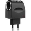 CERRXIAN Convertitore CA a CC, Adattatore da Spina Europea per Accendisigari da Auto da 230 V a 12 V e 500 mA Max 6 W Adattatore di Alimentazione per Auto Mini Convertitore di Tensione Spina UE