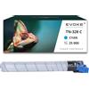 EVOKE TN328 TN-328 Toner compatibile con Konica Minolta C 250 e C 300 e C 360 e blu (ciano) 25000 pagine