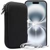 DOKRIN Custodie per cellulare calzino,Borsa per telefono cellulare, custodia per disco rigido mobile, sacchetto antipolvere, borsa portatile con cerniera per telefono cellulare