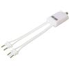 Sat-Fox, Deviatore IEC per radio vecchie, da 240/300 Ohm a 75 Ohm IEC, VHF/FM, adattatore