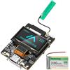 Meshnology ThinkNode M2 LoRa ESP32 Dev Board+3000mAh Batteria, Firmware preinstallato Dispositivo Meshtastic ESP32 S3 SX1262 LoRa WiFi Bluetooth 1.3 OLED Display 915MHz Antenna Rete Mesh per la comunicazione