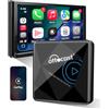 OTTOCAST U2Air Pro Adattatore Wireless CarPlay per iPhone iOS 10+, Converte CarPlay Cablato di Serie in Wireless, Riconnessione Automatica, Wi-Fi 5 GHz & Bluetooth 5.0, Plug & Play