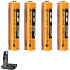 ZZWJBCYLE Batterie AAA ricaricabili 750 mAh (1,2 V) per Gigaset Mobile, Pile Ricaricabili AAA Ni-MH per telefoni senza fili Panosonic - 4 pezzi