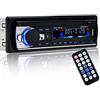 PolarLander autoradio Audio USB / SD / MP3 Player ricevitore Bluetooth a mani libere con telecomando Nero 1 Din