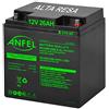 ANFEL Batteria Lead Acid AGM 12V 26Ah al Piombo Ricaricabile Pila Batteria Ermetica Batterie di Ricambio per Bici Scooter Trattorino Tosaerba Carrelli Golf Cars Carrozzina Tagliaerba