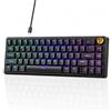 TMKB Technology Mechanical KeyBoard TMKB T68E Tastiera meccanica da gioco cablata al 60%, supporto con guarnizione sostituibile a caldo retroilluminata RGB, tastiera cremosa con interruttore mirtillo pre-lubrificato, nero
